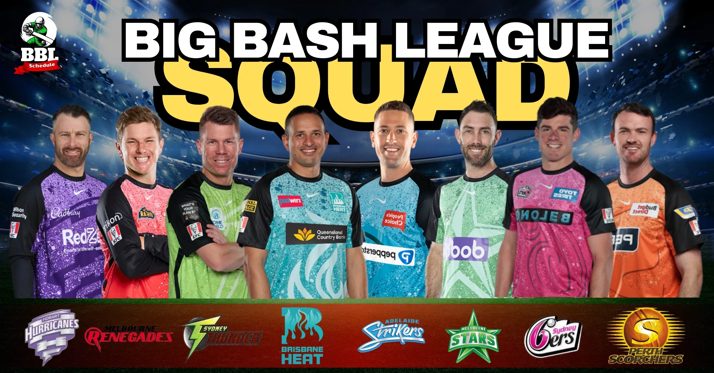 BBL Squad 2025-26: List of BBL Teams & Players BBL Squads - Big Bash League Team Players