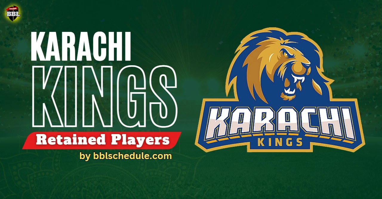 PSL 10 Karachi Kings Retained Players List Announced PSL 10 Karachi Kings Retained Players